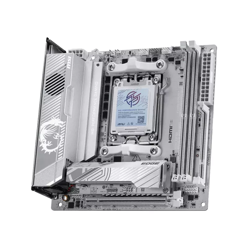 Pagrindinė plokštė MSI MPG X870I EDGE TI EVO WIFI, AMD X870, Socket AM5, Mini-ITX