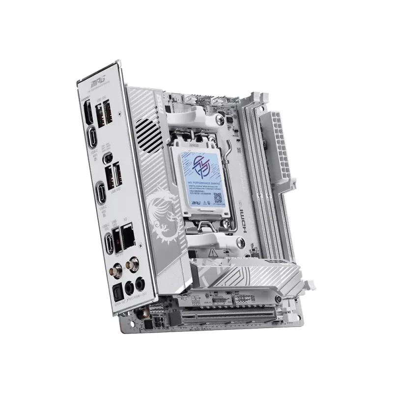 Pagrindinė plokštė MSI MPG X870I EDGE TI EVO WIFI, AMD X870, Socket AM5, Mini-ITX