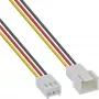 InLine 3 kontaktų Molex ventiliatoriaus ilginimo laidas, 1 m