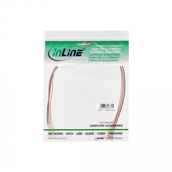 InLine 3 kontaktų Molex ventiliatoriaus ilginimo laidas, 1 m