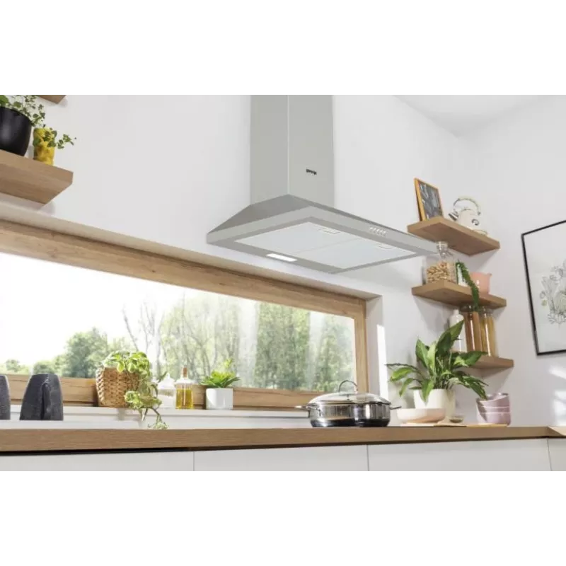 Gorenje KH60A F2LB SS WHC629E4X RL_G400 gartraukis, 450 m³/h, sieninis, nerūdijantis plienas
