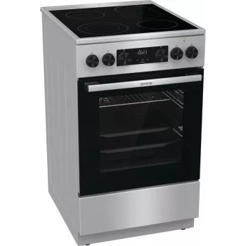 Gorenje GECS5C70XA laisvai pastatoma viryklė su elektrine keramine kaitlente, nerūdijantis plienas