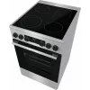 Gorenje GECS5C70XA laisvai pastatoma viryklė su elektrine keramine kaitlente, nerūdijantis plienas