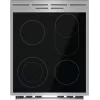 Gorenje GECS5C70XA laisvai pastatoma viryklė su elektrine keramine kaitlente, nerūdijantis plienas