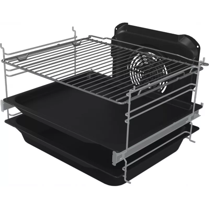 Gorenje GECS5C70XA laisvai pastatoma viryklė su elektrine keramine kaitlente, nerūdijantis plienas