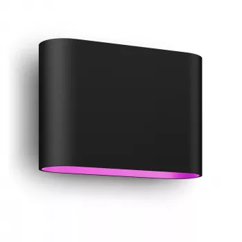 Sieninis šviestuvas Philips Hue Dymera juodas LED vidaus/lauko 160 mm, 220–240V