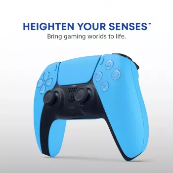Žaidimų pultas Sony DualSense v3 Mėlynas — Bluetooth/USB, USB-C, įmontuota baterija, suderinamas su PlayStation 5