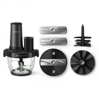 Philips 5000 serijos HR1507/00 elektrinis smulkintuvas 2 l 650 W Juodas
