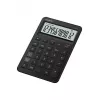 Stalinis skaičiuotuvas CASIO MS-200DQ – pagrindinis, 12 skaitmenų, baterija/saulė, mokesčių ir pelno funkcijos, juoda