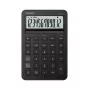 Stalinis skaičiuotuvas CASIO MS-200DQ – pagrindinis, 12 skaitmenų, baterija/saulė, mokesčių ir pelno funkcijos, juoda