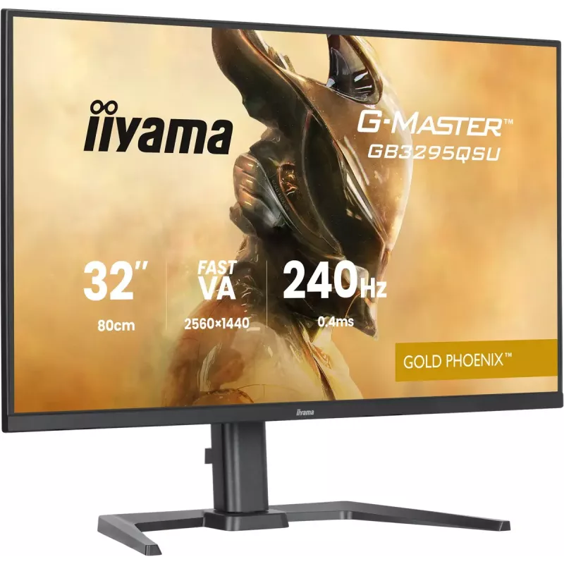 Monitorius IIYAMA G-MASTER GB3295QSU-B1 31,5 col. (80 cm) Quad HD 2560x1440 LED, garsiakalbiai, USB 3.2 jungtis, aukštis reguliuojamas, VESA