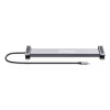 Manhattan USB-C stotelė / centras su kortelių skaitytuvu ir MST, prievadai (x7): Ethernet, HDMI (x2 4k@60Hz), USB-A (x3) ir USB-C, su Power Delivery (PD) 100W – reikalingas išorinis USB-C įkroviklis (neįtrauktas). Maitinama per USB (nereikia išorinio mait
