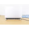 Manhattan USB-C stotelė / centras su kortelių skaitytuvu ir MST, prievadai (x7): Ethernet, HDMI (x2 4k@60Hz), USB-A (x3) ir USB-C, su Power Delivery (PD) 100W – reikalingas išorinis USB-C įkroviklis (neįtrauktas). Maitinama per USB (nereikia išorinio mait