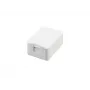 Equip paviršinio montavimo dėžutė 1 prievadui Keystone Jack, 41,8 mm × 26,2 mm × 59,8 mm