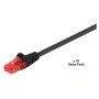Microconnect V-UTP607SVP tinklo kabelis 7 m Cat6 U/UTP juodas