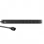 Lanview LVR-2MC14-SPD-C13X8 maitinimo paskirstymo blokas (PDU) 1U, 8x C13, 2 m, su apsauga nuo viršįtampių