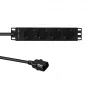 Maitinimo skirstytuvas Lanview LVR-2MSCH-SCH-C13-4, 1U, 10 inch