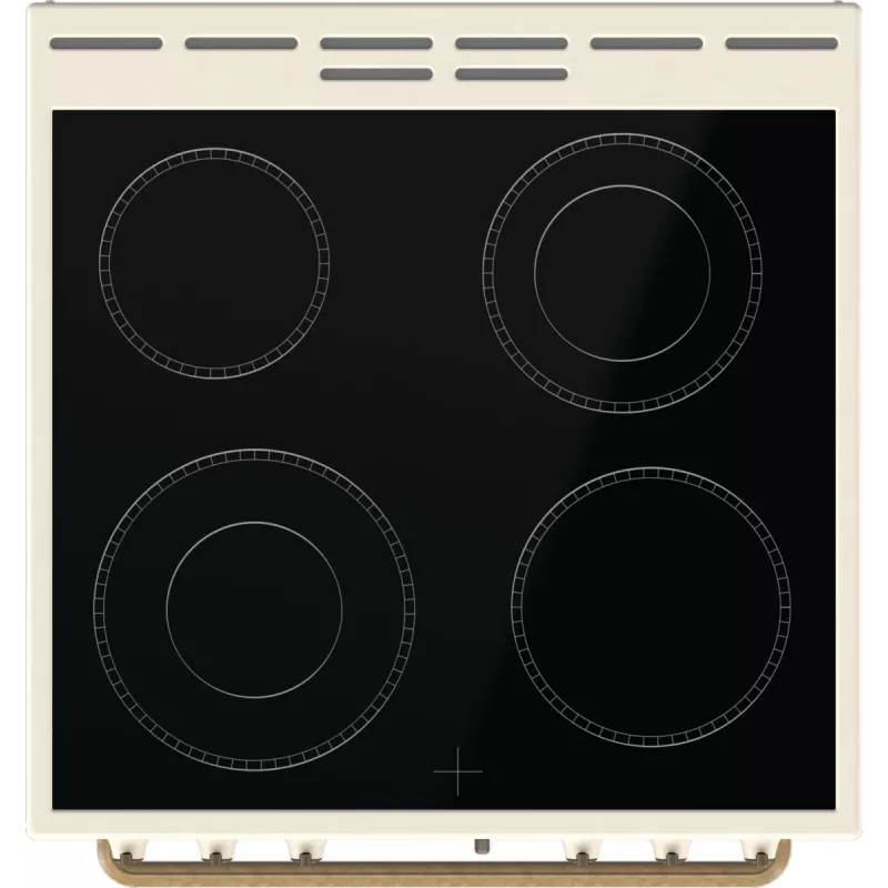 Gorenje GECS6B70CLI Laisvai pastatoma viryklė su keramine kaitlente, smėlio spalvos