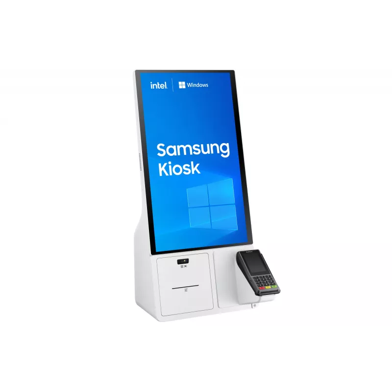 Samsung KM24C-C Kiosko dizaino LED monitorius 61 cm (24 col.) Full HD baltas su liečiamuoju ekranu ir Windows 10 IoT Enterprise