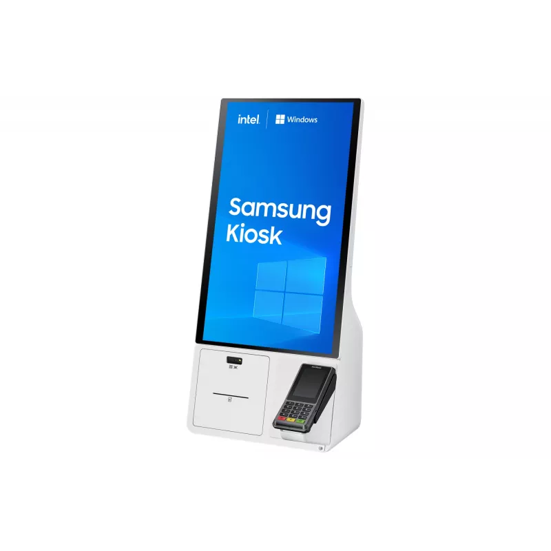 Samsung KM24C-C Kiosko dizaino LED monitorius 61 cm (24 col.) Full HD baltas su liečiamuoju ekranu ir Windows 10 IoT Enterprise