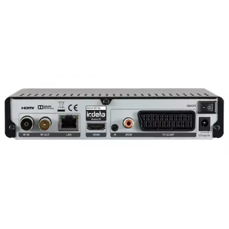 Skaitmeninis imtuvas DigitalBox IMPERIAL T2 IR juodas