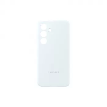 Silicinio dėklo Samsung Galaxy S24 — balta, 6,2 colių ekranams