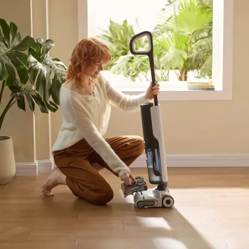 Roborock F25 ACE šlapias ir sausas elektrinis šluotuvas, belaidis, 4 Ah, juodas/baltas