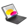 Belkin BBZ002de-V3 belaidė klaviatūra QWERTZ vokiškas išdėstymas, juoda, su jutikliniu kilimėliu
