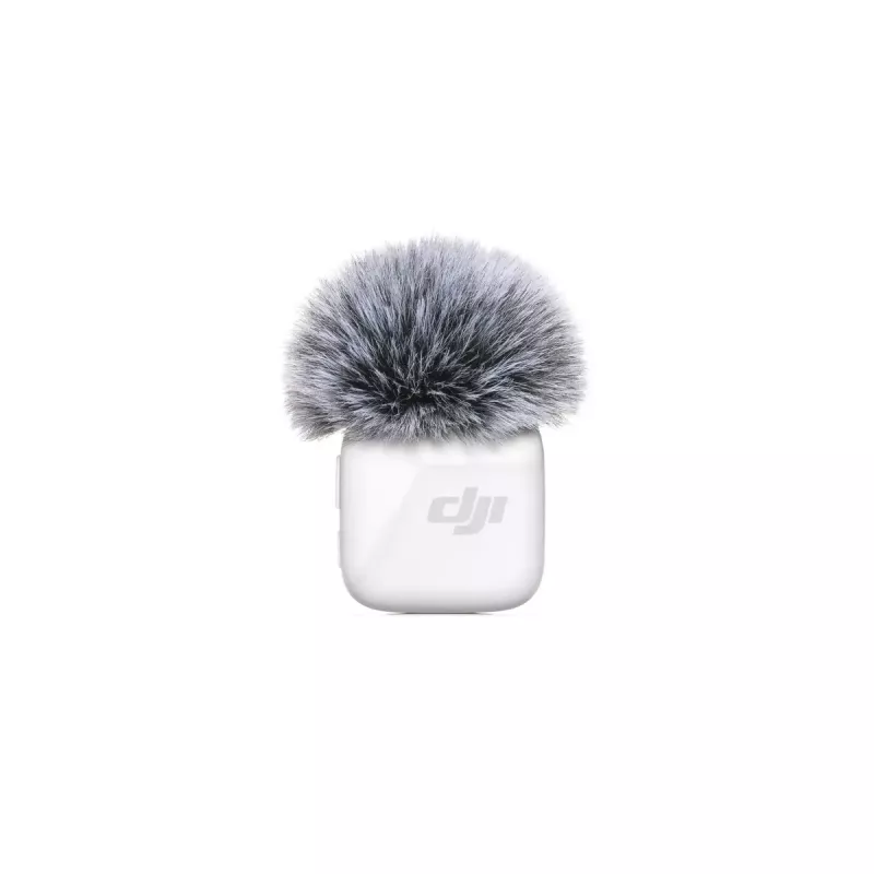 Belaidis kūno siųstuvas DJI CP.RN.00000430.01 — 100–20000 Hz, 3,87 V baterija, iki 11,5 h, baltas, 26,1×26,6×16 mm
