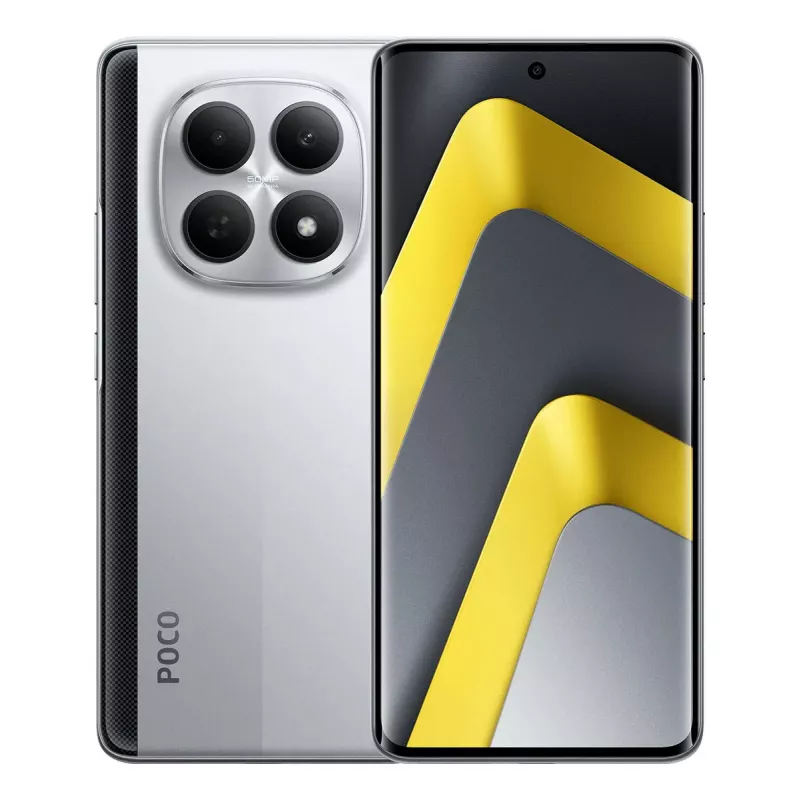 POCO M8 5G 17,2 cm (6,77 colio) hibridinis Dual SIM USB Type-C 8 GB 256 GB 5520 mAh sidabrinis