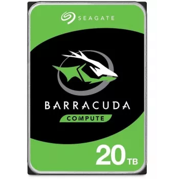Vidinis kietasis diskas Seagate Barracuda 20TB 7200 RPM 512 MB 3,5 colio Serial ATA ST20000DM001