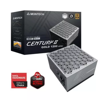 MONTECH CENTURY II 1200 W ATX maitinimo blokas sidabrinis