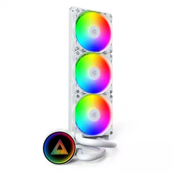 Montech LightFlow ARGB 360 skystis aušintuvas procesoriui 360 mm 3x120 mm baltas