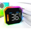 Montech HyperFlow Digital 240 – Viso viename skysčio aušintuvas procesoriui, 240 mm radiatorius, 2x120 mm ventiliatoriai, baltas