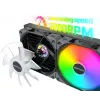 Montech HyperFlow Digital 240 – Viso viename skysčio aušintuvas procesoriui, 240 mm radiatorius, 2x120 mm ventiliatoriai, baltas