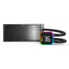 Montech HyperFlow Digital 240 procesoriaus vandens aušintuvas 240 mm radiatorius 2x120 mm ventiliatoriai juodas