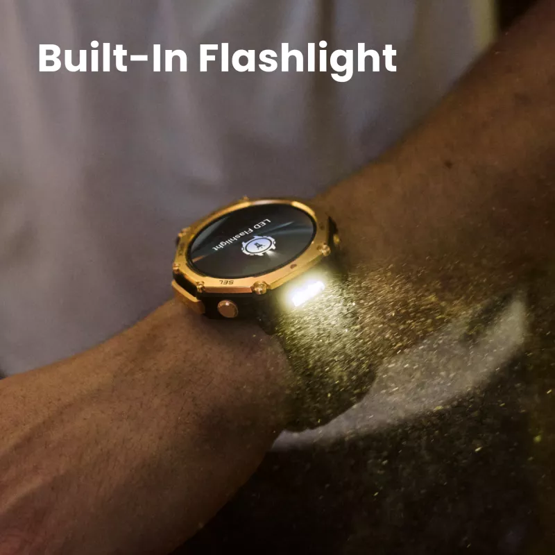 Išmanusis laikrodis Amazfit T-Rex 3 Pro AMOLED 1,5 colio GPS Wi-Fi 700 mAh