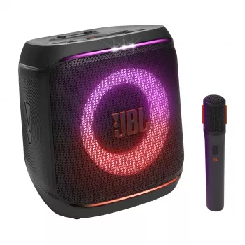 Nešiojamas mono garsiakalbis JBL Encore 2 Mono juodas – 100 W, atsparus vandens purslams, Bluetooth ir laidinis