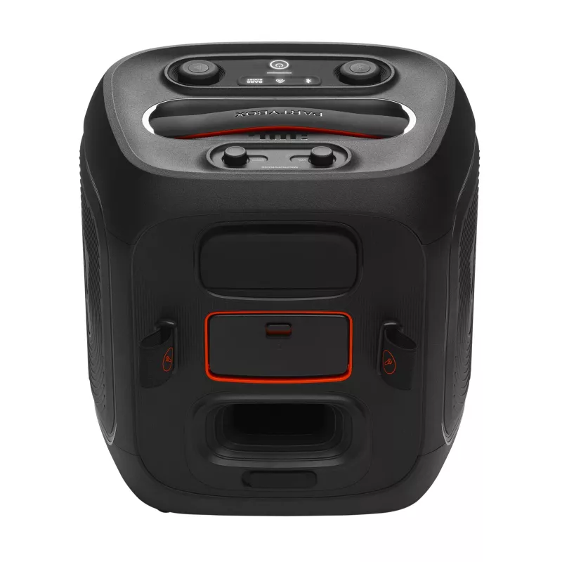 Nešiojamas mono garsiakalbis JBL Encore 2 Mono juodas – 100 W, atsparus vandens purslams, Bluetooth ir laidinis