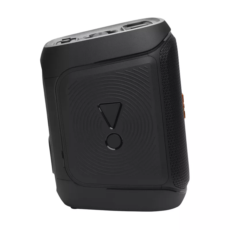 Nešiojamas mono garsiakalbis JBL Encore 2 Mono juodas – 100 W, atsparus vandens purslams, Bluetooth ir laidinis