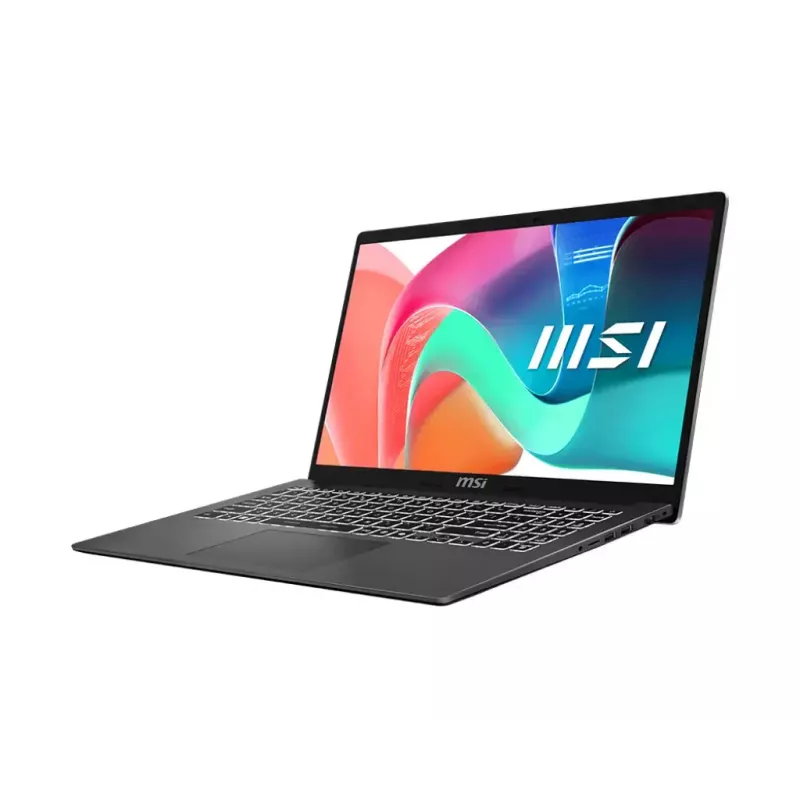Nešiojamas kompiuteris MSI Modern 15 F13MG-471NL – 15,6 colio Full HD, Intel Core i5-1334U, 16 GB RAM, 512 GB SSD, Intel Iris Xe, Windows 11 Home, pilka