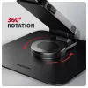 Stovas nešiojamam kompiuteriui AXAGON STND-LRB — aliuminis, 360° sukimas, 10–17,3 col., aukštis iki 26 cm, pasvirimas 0–180°, juodas