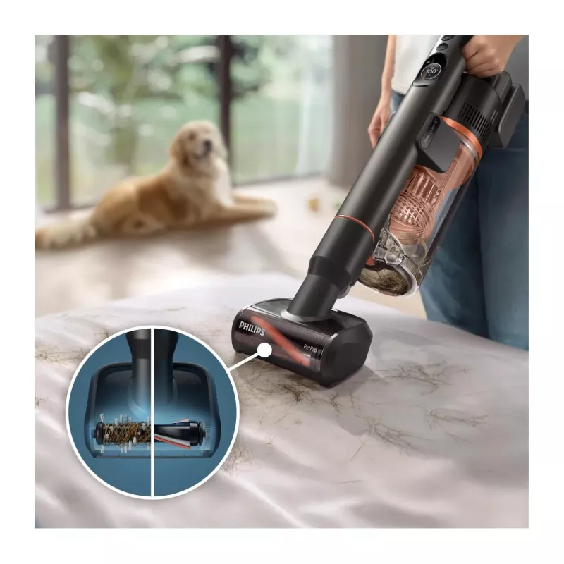 Philips XC7163/01 belaidis 2-in-1 dulkių siurblys ir šlapių grindų valymas, 0,6 l, mėlynas