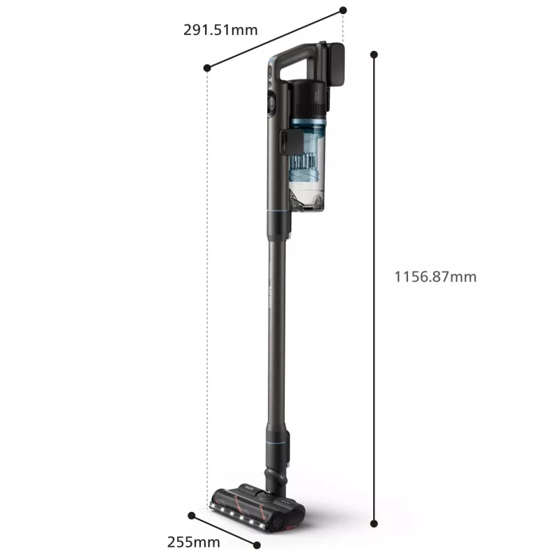 Philips XC7163/01 belaidis 2-in-1 dulkių siurblys ir šlapių grindų valymas, 0,6 l, mėlynas