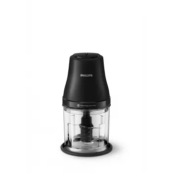 Elektrinis smulkintuvas Philips HR1501/00 1 L 450 W Juodas 5000 RPM plastikinis dubuo nerūdijančio plieno peilis 220-240V 50-60Hz