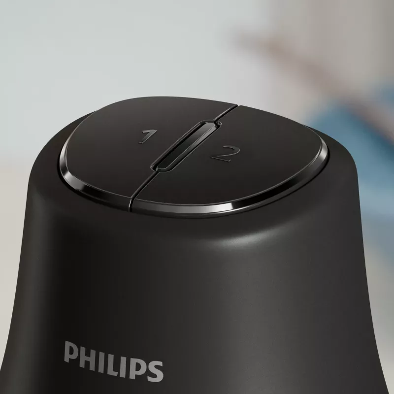 Elektrinis smulkintuvas Philips HR1501/00 1 L 450 W Juodas 5000 RPM plastikinis dubuo nerūdijančio plieno peilis 220-240V 50-60Hz