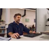 Klaviatūros ir pelės rinkinys HP Multi-device USB/Bluetooth PR585C su riešo atrama, juodas, pelė įtraukta