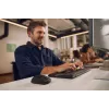 Klaviatūros ir pelės rinkinys HP Multi-device USB/Bluetooth PR585C su riešo atrama, juodas, pelė įtraukta