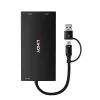 Lindy 43430 vaizdo kabelio adapteris 0,11 m USB Type-C 2 x HDMI juodas