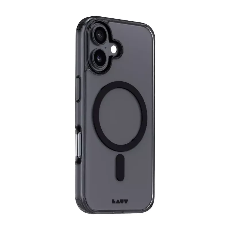 Dėklas LAUT CRYSTAL FLURO iPhone 17 16 cm Juodas